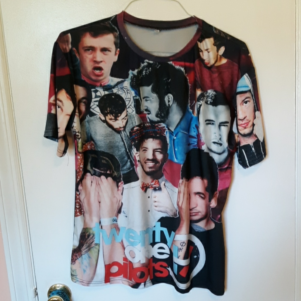 Twenty One Pilots collage shirt